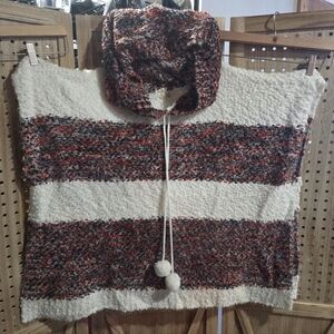Kori Popcorn Knit Top Hoodie